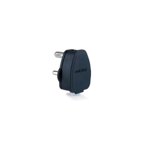 Anchor Smart 6A 3 Pin Plug Top, Matte Black, 38626MB