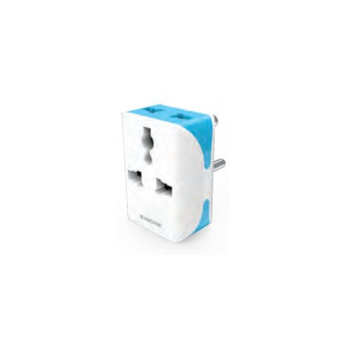 Anchor Smart 6A 3 Pin Multi Plug Adaptor, 22844