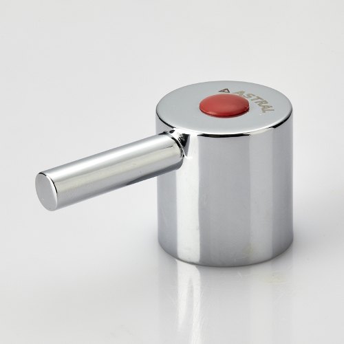 Astral Fancy Handle (Knob) With Red & Blue Plastic Button Round 3/4 Inch, RM04159007