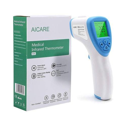 AICARE Infrared Thermometer, Model No : A66