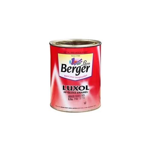 Berger Luxol High Gloss Enamel Paint Signal Red, 1 Ltr