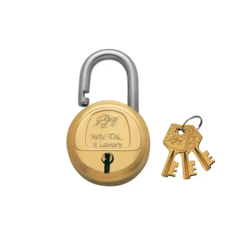 Godrej Nav-Tal 5 Lever Padlock With 3 Keys Set