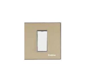 Crabtree Murano Camel Gold 12 M Azure Cover Plate, ACMPGILV12