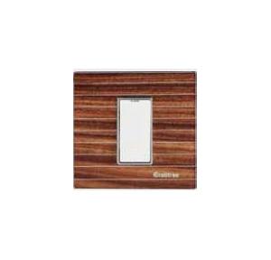 Crabtree Murano Classy Wood 12 M Azure Cover Plate, ACMPGCDV12