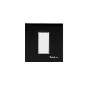 Crabtree Murano Sparking Black 12 M Azure Cover Plate, ACMPGCBV12