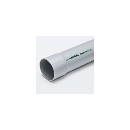 Astral  Solvent Fitted Pipe M081060308 Aquasafe Pressure : 6 kgf/cm2 PVC 90mm 3 Mtr