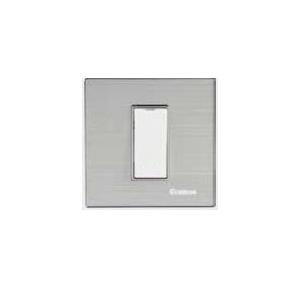 Crabtree Murano Steel Grey 6 M Azure Cover Plate, ACMPGCGV06