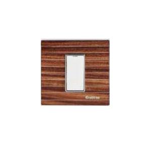 Crabtree Murano Classy Wood 6 M Azure Cover Plate, ACMPGCDV06