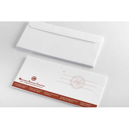 Envelope Paper Cheque White Laminated . 9.5 x 4.25 inch