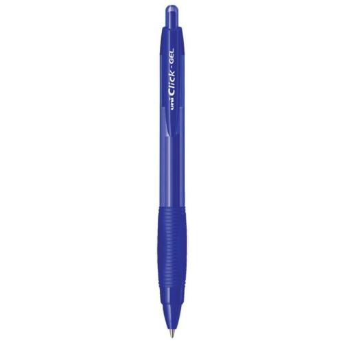 Uniball Click Gel Pens Blue 0.7mm