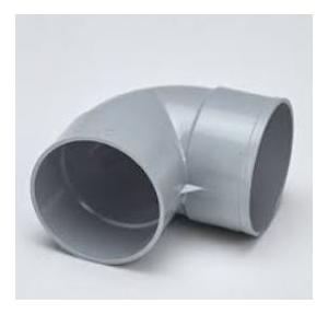 Astral Aquasafe Moulded Fitting Reducer Elbow M092060632 Pressure 6kgf/cm2 PVC 90 Degree 110x63 mm