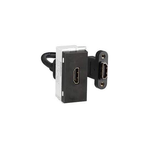 Crabtree Athena 1 M Elephant Grey HDMI Data Socket, ACNKXXG061