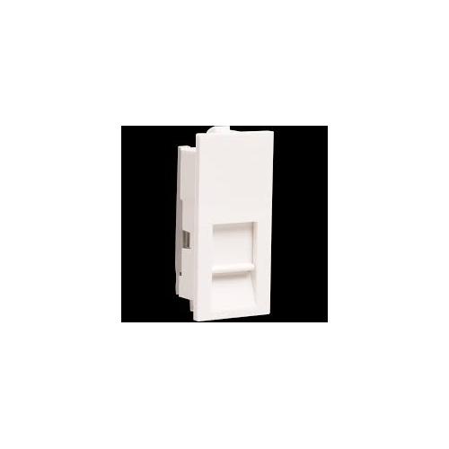 Crabtree Thames 1 M RJ 11 Socket with Shutter, ACTKRWW111
