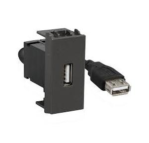 Crabtree Signia USB Socket for Data Transmission, ACWGGXG001