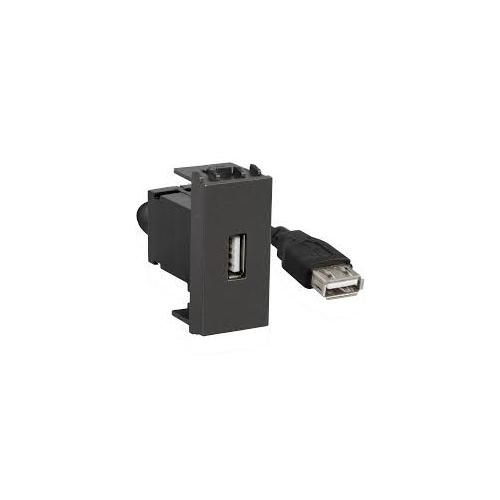 Crabtree Signia USB Socket for Data Transmission, ACWGGXG001