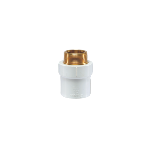 Supreme UPVC Male Threaded Adapter (Brass)  2 Inch