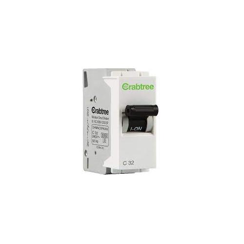 Crabtree Signia Mini MCB 32A 1P C-Curve, DCWNCSPA032