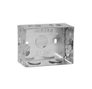 Crabtree Verona 3 M Metal Flush GI Box, 4x3 Inch, ACTXMIAX03