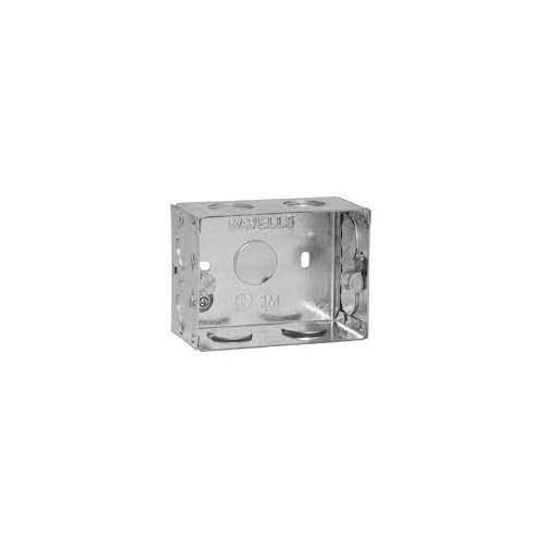 Crabtree Verona 3 M Metal Flush GI Box, 4x3 Inch, ACTXMIAX03