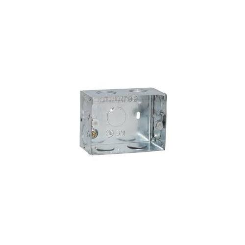 Crabtree Crabtree Verona 1/2 Metal Flush GI Box ACTXMIAX01 3x3 Inch
