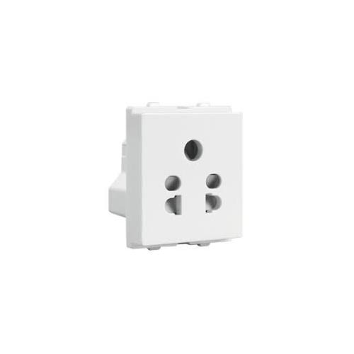 Crabtree Thames 6 A 3 Pin Shuttered Socket, ACTKSXW063