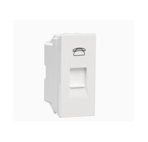 Crabtree Signia 1 M Telephone Socket, ACWKNWW111