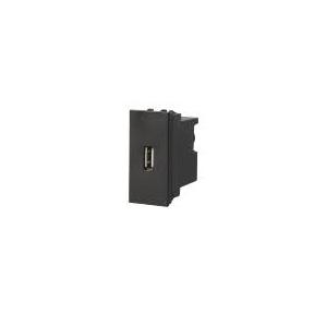 Crabtree Smarth 6 A Glossy Black Socket,  ACSKCXB163