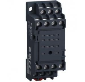 Schneider Sockets Mixed Screw Clamp Relay Type RXM2/RXM4 (Without Lockable Test Button), RXZE1M4C