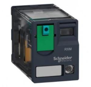 Schneider 48V DC 2 Change Over 12 AMP Contact Rating Zelio RXM Miniature Plug In Relay, RXM2AB2ED