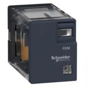 Schneider 220V DC 4 Change Over 5 AMP Contact Rating Zelio RXM Miniature Plug In Relay, RXM4NB3MD