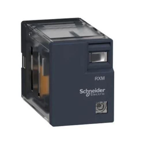 Schneider 220V DC 4 Change Over 5 AMP Contact Rating Zelio RXM Miniature Plug In Relay, RXM4NB3MD