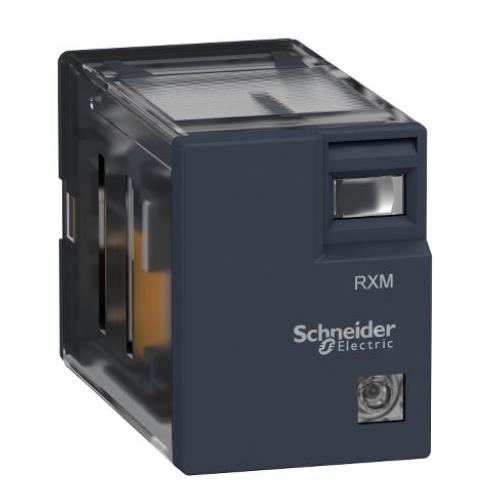 Schneider 110V DC 4 C/O - 3 AMP Zelio RXM Miniature Plug In Relay, RXM4LB2FD
