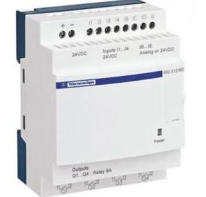 Schneider 100-240V AC Zelio Logic Module - 20 I O, RLY - With Clock - w/o Display, SR2E201FU