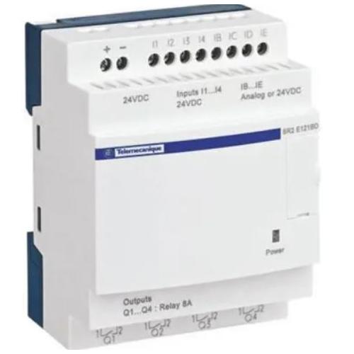 Schneider 100-240V AC Zelio Logic Module - 10 I O, RLY - w/o Clock - w/o Display, SR2D101FU