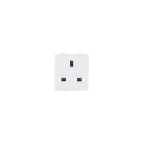 GreatWhite Fiana 13A 2 Pin Flat Socket, 20236