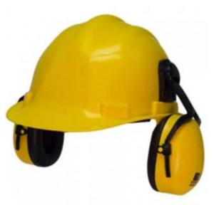 Bellstone BO-SSC Yellow Rachet Safety Helmet And Earmuff, 55C