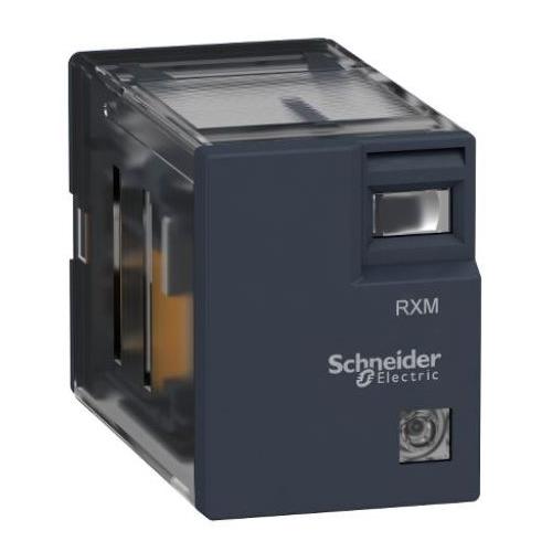 Schneider 110V DC 4 Change Over 6 AMP Contact Rating Zelio RXM Miniature Plug In Relay, RXM4AB2FD