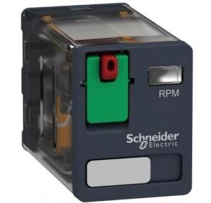 Schneider 120V AC 4 Change Over 15 AMP Contact Rating Zelio RPM Miniature Plug In Relay, RPM42F7