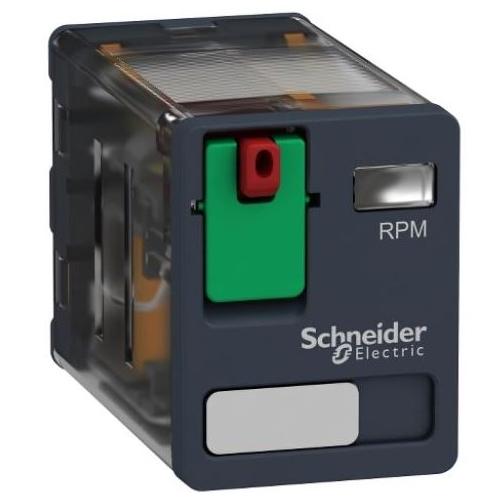 Schneider 120V AC 4 Change Over 15 AMP Contact Rating Zelio RPM Miniature Plug In Relay, RPM42F7