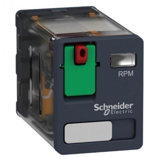 Schneider 110V DC 2 Change Over 15 AMP Contact Rating Zelio RPM Miniature Plug In Relay, RPM22FD