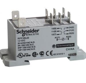 Schneider 12V DC Change Over 30 AMPS Contact Rating RPF Power Relays, RPF2BJD