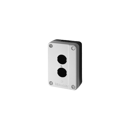 Schneider XAL Empty Enclosures For XB5 and XB4 Push Button And Pilot Light Grey, XALE2