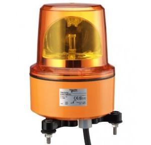 Schneider 130-230V AC DC Rotating Mirror Beacon w/o Buzzer Orange, XVR13M05L