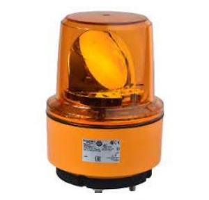Schneider 130-230V AC DC Rotating Mirror Beacon w/o Buzzer Orange, XVR13G05L
