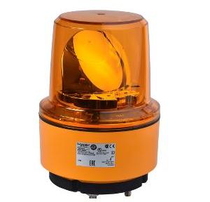 Schneider 130-24V AC DC Rotating Mirror Beacon w/o Buzzer Orange, XVR13B05L