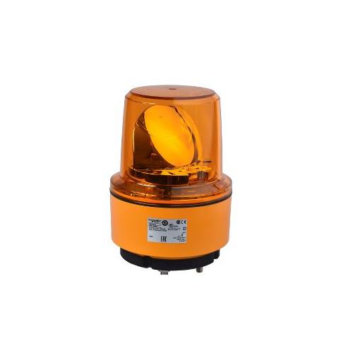 Schneider 130-24V AC DC Rotating Mirror Beacon w/o Buzzer Orange, XVR13B05L