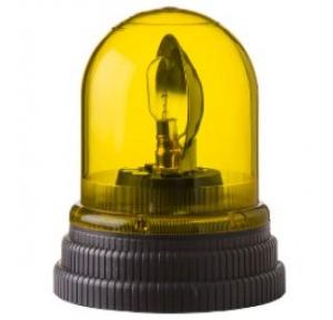 Schneider 70W 24V AC DC Rotating Mirror Beacon, Yellow, XVR1B98