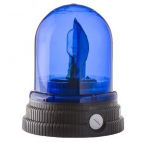 Schneider 70W 24V AC DC Rotating Mirror Beacon, Blue, XVR1B96