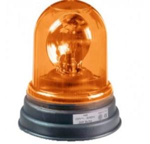 Schneider 70W 24V AC DC Rotating Mirror Beacon, Orange, XVR1B95