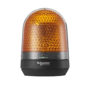 Schneider 100-230V AC XVR3 Multi-Functional LED Beacon Orange Without Buzzer, XVR3M05S